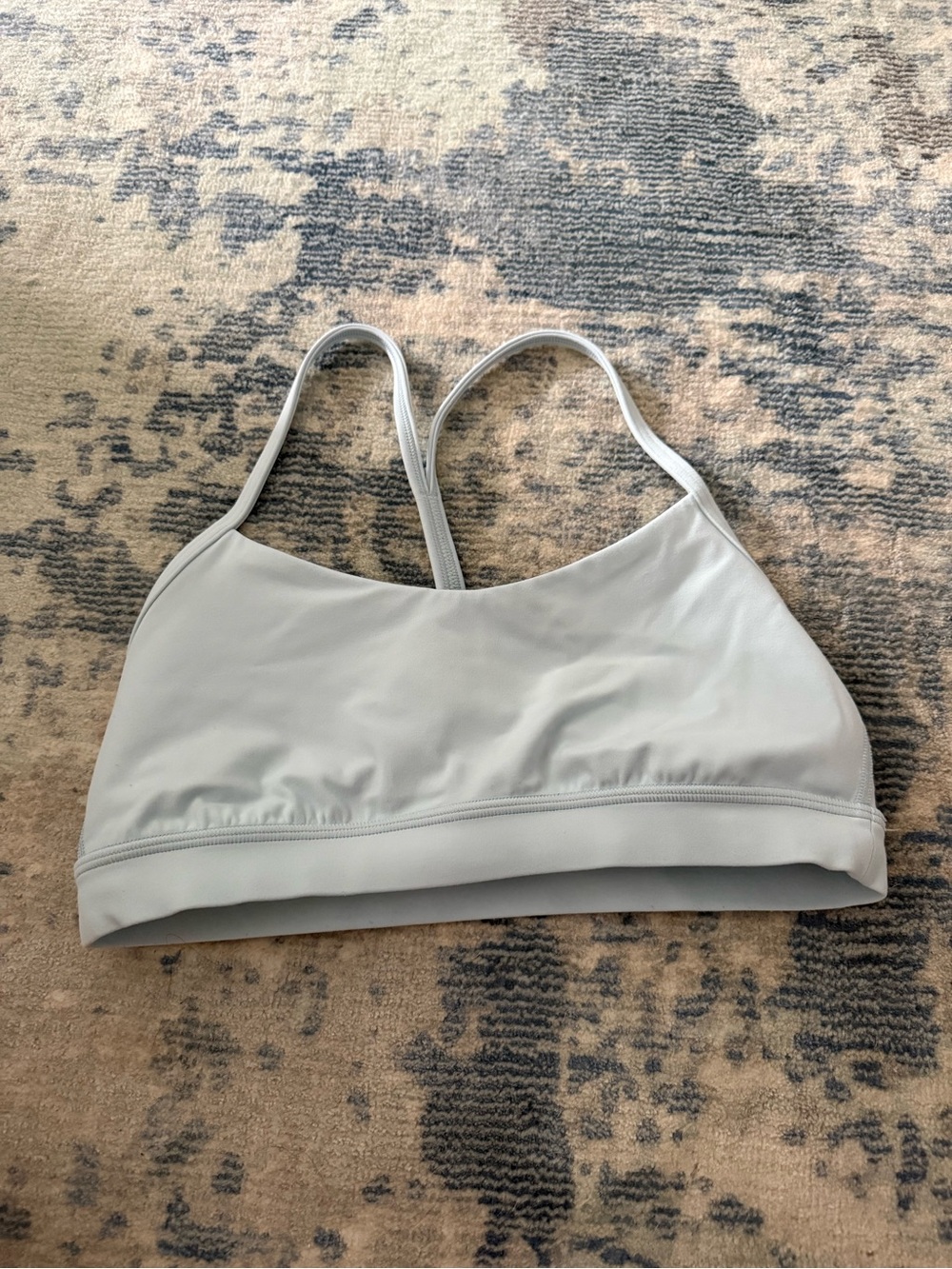 lululemon athletica Light Gray Strappy Sports Bralette